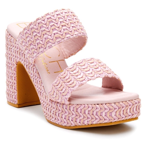 BEACH BY MATISSE | WOMENS Gem Platform Block Heel Espadrille Sandals- like new! - Picture 1 of 10